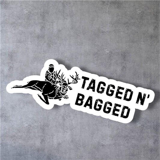 Tagged N’ Bagged Sticker